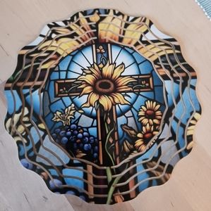 Cross 8 in. Wind spinner